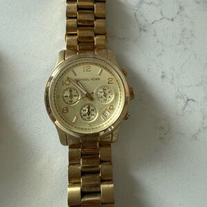 Michael Kors Gold-Tone Chronograph Watch